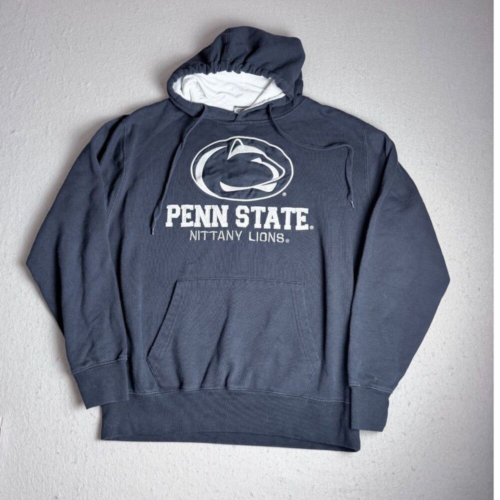 Penn State Nittany Lions Blue Large Sweatshirt Hood Blue Stadium Athletics NCAA